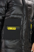 Купить Куртка зимняя черного цвета 7501Ch, фото 16