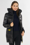 Купить Куртка зимняя черного цвета 7501Ch, фото 18