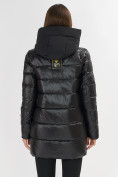 Купить Куртка зимняя черного цвета 7501Ch, фото 4