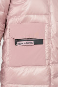 Купить Куртка зимняя розового цвета 7501R, фото 8