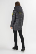 Купить Куртка зимняя темно-серого цвета 7501TC, фото 4