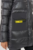 Купить Куртка зимняя темно-серого цвета 7501TC, фото 8