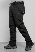 Купить Полукомбинезон утепленный мужской зимний горнолыжный черного цвета 7503Ch, фото 10