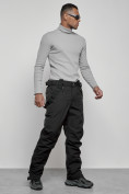 Купить Полукомбинезон утепленный мужской зимний горнолыжный черного цвета 7503Ch, фото 7