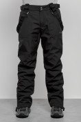 Купить Полукомбинезон утепленный мужской зимний горнолыжный черного цвета 7503Ch, фото 9
