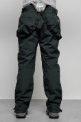 Купить Полукомбинезон утепленный мужской зимний горнолыжный темно-зеленого цвета 7503TZ, фото 12