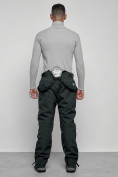 Купить Полукомбинезон утепленный мужской зимний горнолыжный темно-зеленого цвета 7503TZ, фото 4