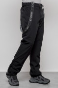 Купить Полукомбинезон утепленный мужской зимний горнолыжный черного цвета 7504Ch, фото 6