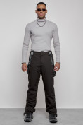 Купить Полукомбинезон утепленный мужской зимний горнолыжный темно-серого цвета 7504TC, фото 17