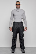 Купить Полукомбинезон утепленный мужской зимний горнолыжный черного цвета 7507Ch, фото 5