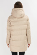 Купить Куртка зимняя big size бежевого цвета 7519B, фото 22