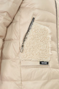 Купить Куртка зимняя big size бежевого цвета 7519B, фото 34
