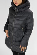 Купить Куртка зимняя big size темно-серого цвета 7519TC, фото 13