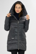 Купить Куртка зимняя big size темно-серого цвета 7519TC, фото 9