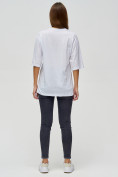 Купить Женские футболки с надписями белого цвета 76013Bl, фото 2