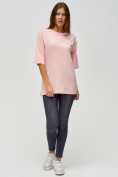Купить Женские футболки с надписями розового цвета 76013R