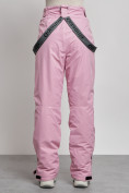 Купить Полукомбинезон утепленный женский зимний горнолыжный розового цвета 7601R, фото 9