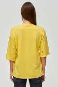 Купить Женские футболки с надписями желтого цвета 76029J, фото 5