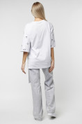 Купить Женские футболки с принтом белого цвета 76032Bl, фото 8