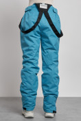 Купить Полукомбинезон утепленный женский зимний горнолыжный синего цвета 7607S, фото 12