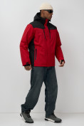 Купить Горнолыжная куртка мужская зимняя красного цвета 7611Kr, фото 3