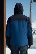 Купить Горнолыжная куртка мужская зимняя синего цвета 7612S, фото 4