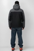 Купить Горнолыжная куртка мужская зимняя темно-серого цвета 7612TC, фото 8