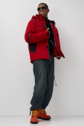 Купить Горнолыжная куртка мужская зимняя красного цвета 7617Kr, фото 17