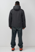 Купить Горнолыжная куртка мужская зимняя темно-серого цвета 7617TC, фото 18