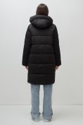 Купить Пальто зимнее утепленное с капюшоном женское черного цвета 7637Ch, фото 14