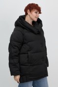 Купить Куртка зимняя женская с капюшоном модная черного цвета 7651Ch, фото 10