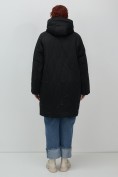 Купить Пальто зимнее утепленное женское большого размера черного цвета 7699Ch, фото 9