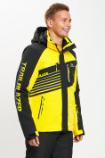 Купить Горнолыжная куртка мужская желтого цвета 77012J, фото 8