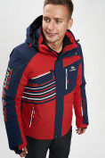 Купить Горнолыжная куртка мужская красного цвета 77012Kr, фото 2