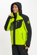 Купить Горнолыжная куртка мужская зеленого цвета 77012Z, фото 8