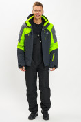 Купить Горнолыжная куртка мужская зеленого цвета 77013Z, фото 9