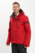 Купить Горнолыжная куртка мужская красного цвета 77014Kr, фото 2