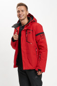Купить Горнолыжная куртка мужская красного цвета 77014Kr, фото 5