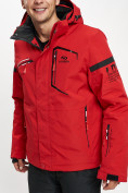 Купить Горнолыжная куртка мужская красного цвета 77014Kr, фото 6