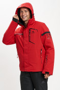Купить Горнолыжная куртка мужская красного цвета 77014Kr, фото 8