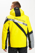 Купить Горнолыжная куртка мужская желтого цвета 77015J, фото 7