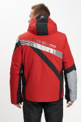 Купить Горнолыжная куртка мужская красного цвета 77015Kr, фото 8