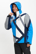 Купить Горнолыжная куртка мужская синего цвета 77015S, фото 7