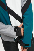 Купить Горнолыжная куртка мужская темно-зеленого цвета 77015TZ, фото 7