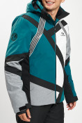 Купить Горнолыжная куртка мужская темно-зеленого цвета 77015TZ, фото 8