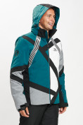 Купить Горнолыжная куртка мужская темно-зеленого цвета 77015TZ, фото 6