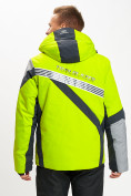 Купить Горнолыжная куртка мужская зеленого цвета 77015Z, фото 8