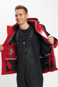 Купить Горнолыжная куртка мужская красного цвета 77016Kr, фото 9