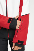 Купить Горнолыжная куртка мужская красного цвета 77016Kr, фото 8
