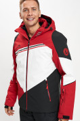 Купить Горнолыжная куртка мужская красного цвета 77016Kr, фото 5